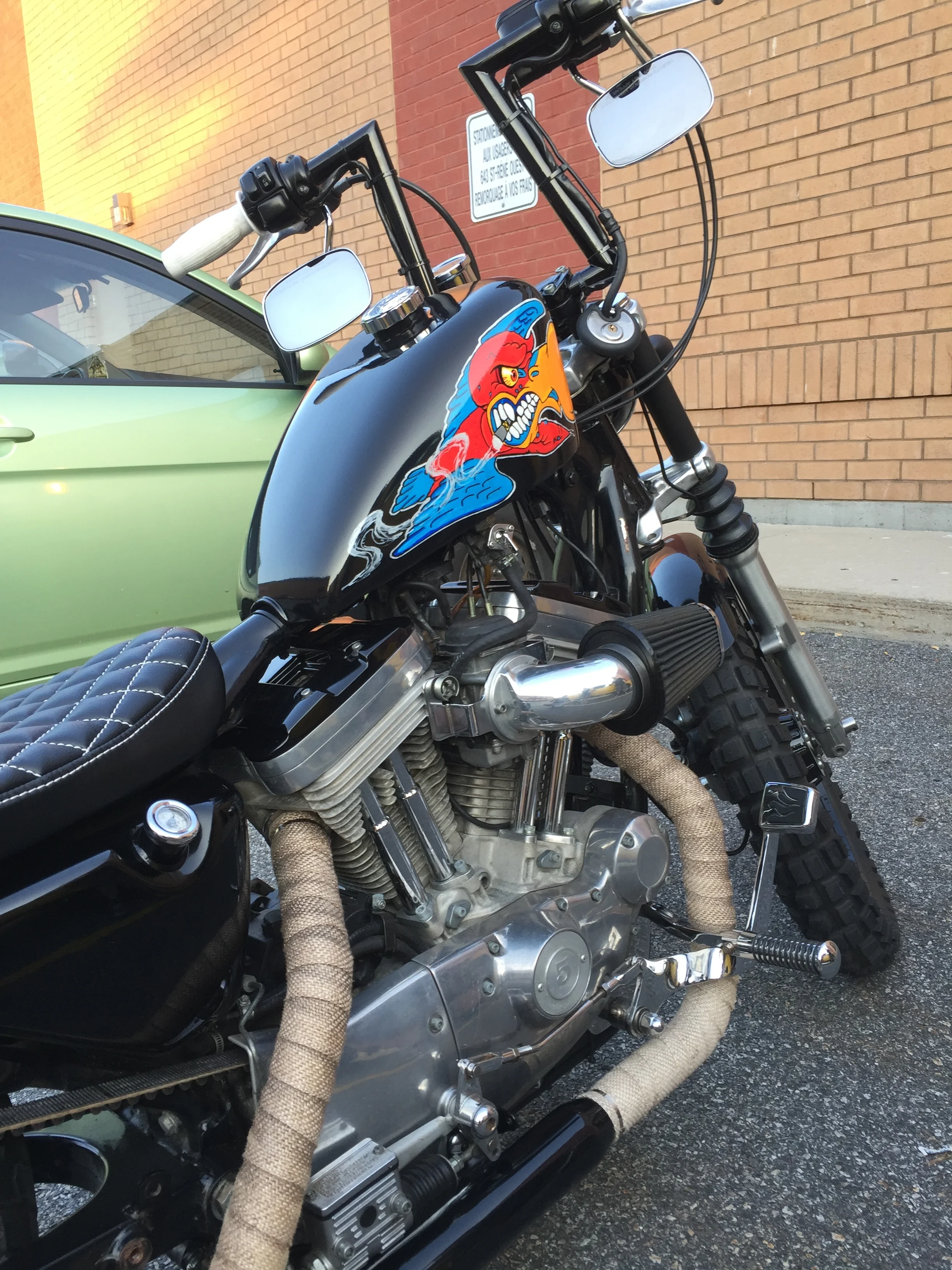 Custom painted online sportster